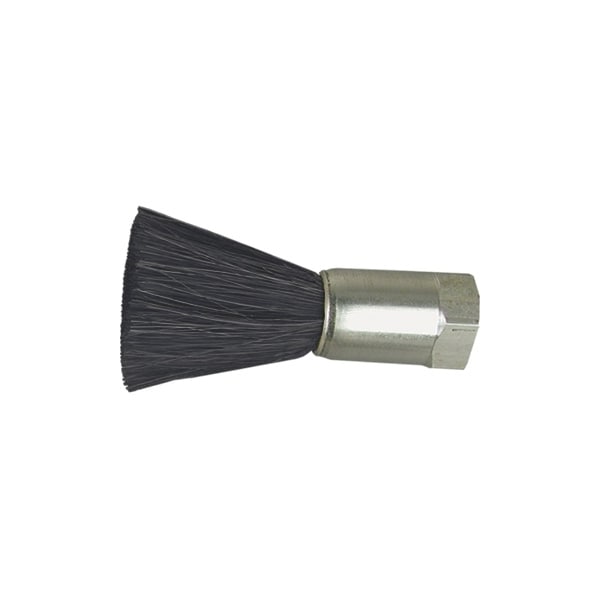 1 D Body Goat Hair Fill .125 Orifice Female Thread Flow Thru Brush, PK6